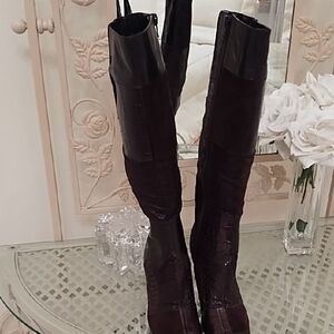 Bandolino Chocolate Over the Knee Boots